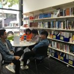 High school students take a break at Ozford Melbourne