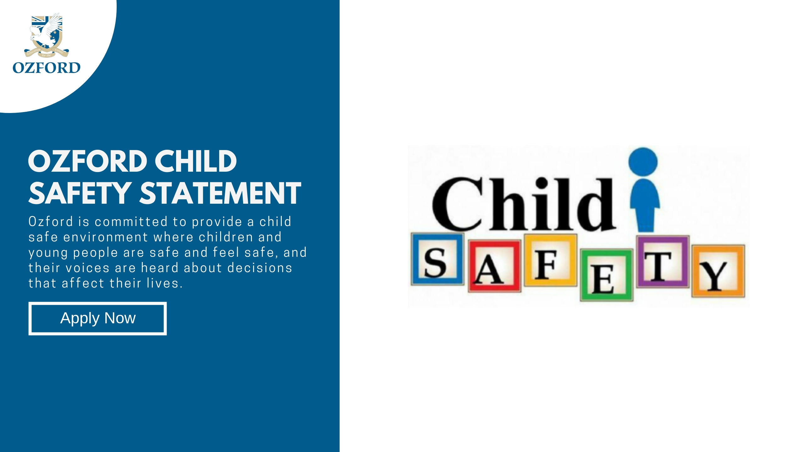 Ozford Child Safety Statement